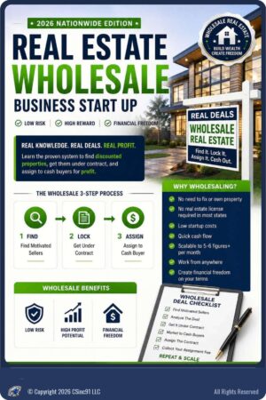 Real Estate Wholesale Startup